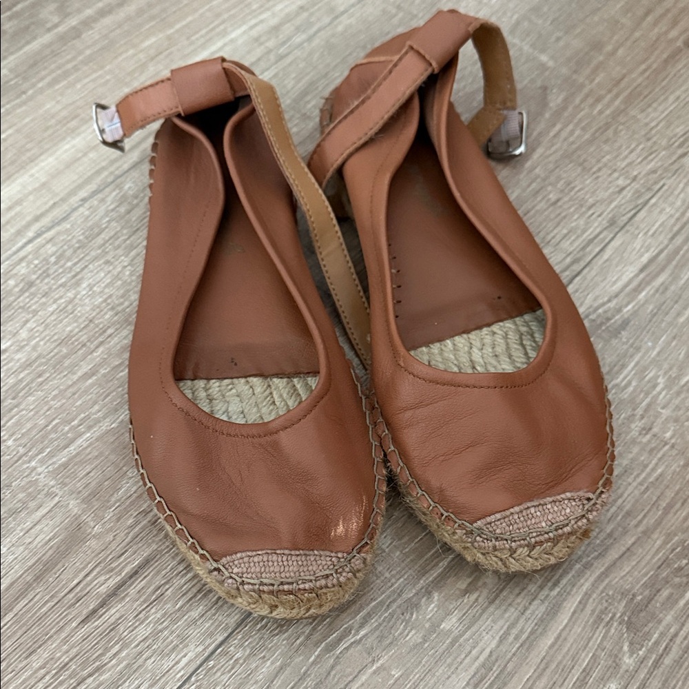 Free People Brown Espadrille Flats